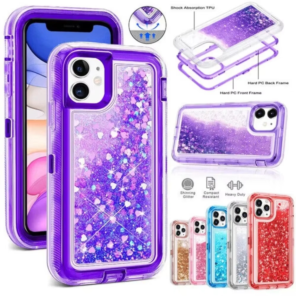 Fragance X - Coque antichoc dynamique à paillettes liquides