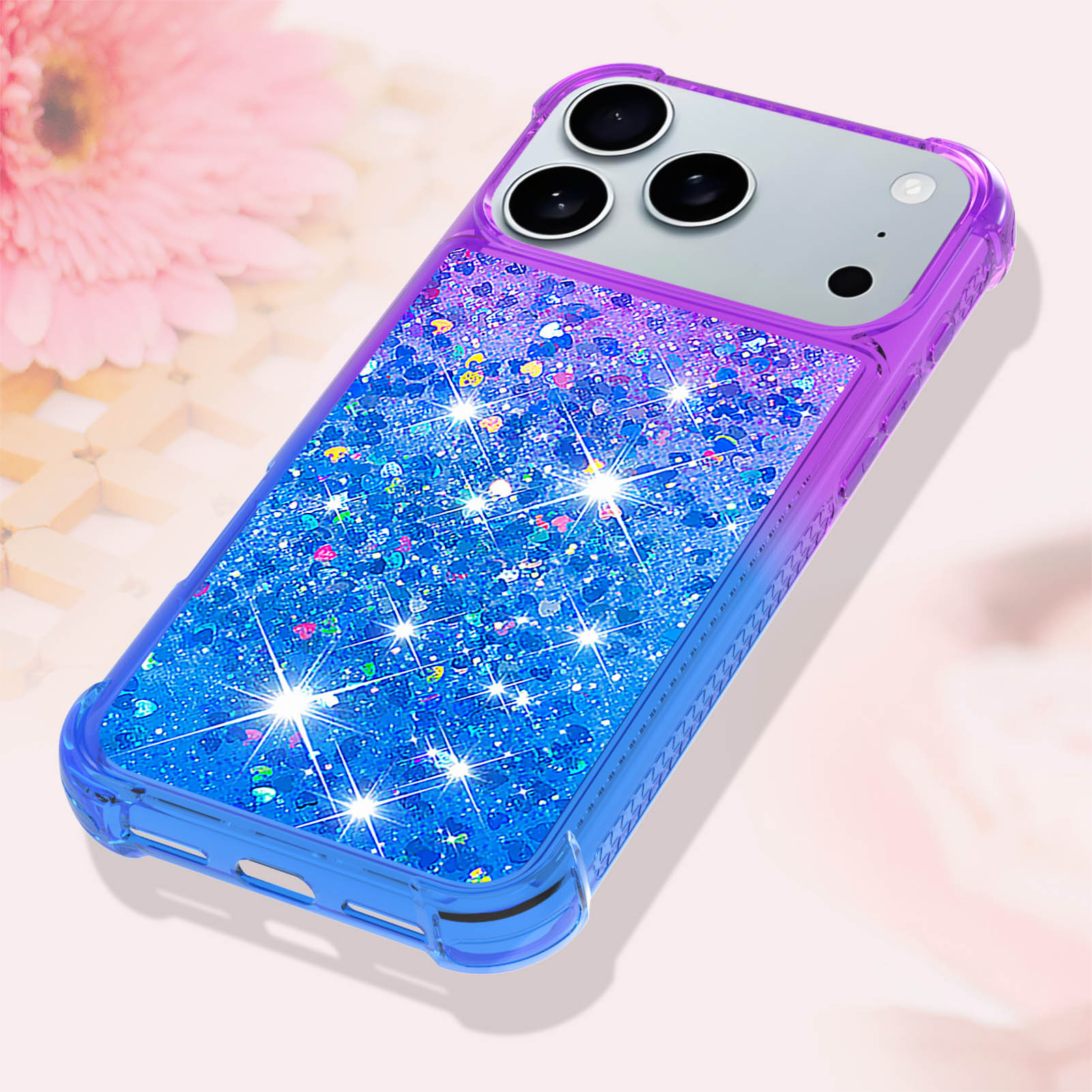 Fragance X - Coque de téléphone à paillettes liquides