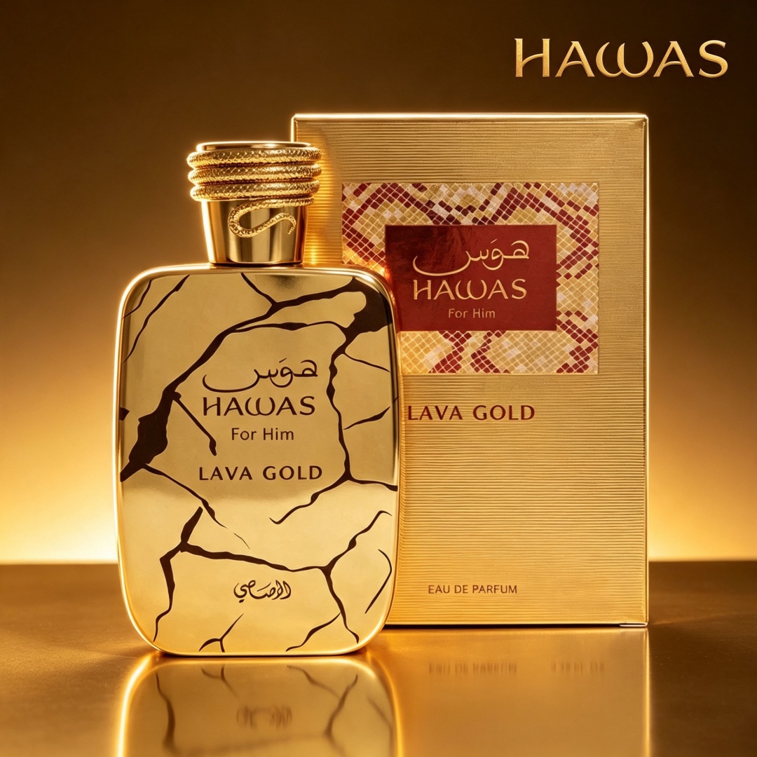 Hawas Lava Gold par Rasasi 100 - Pure Perfume Fragrance avis et prix