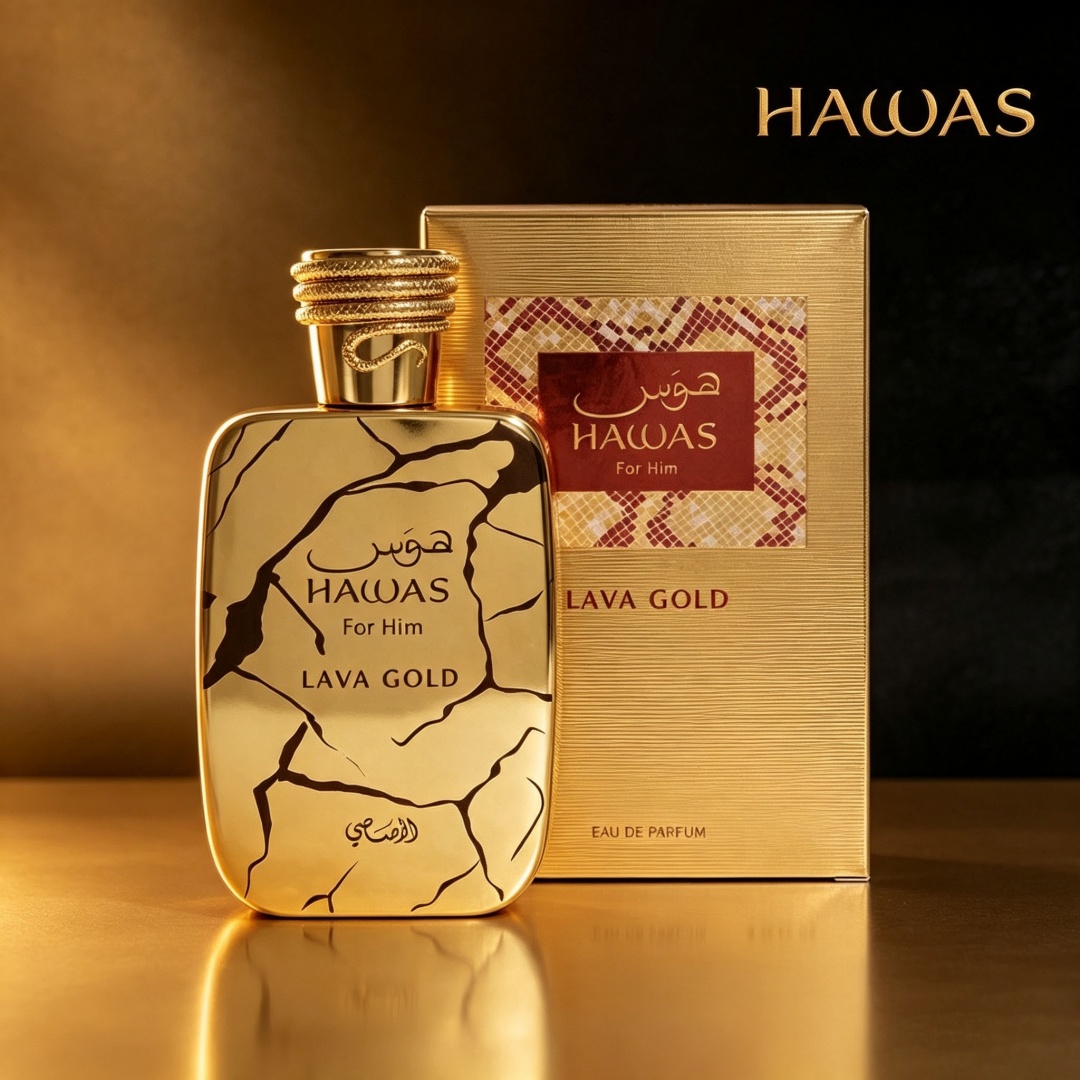 Hawas Lava Gold par Rasasi 100 - Pure Perfume Fragrance avis et prix