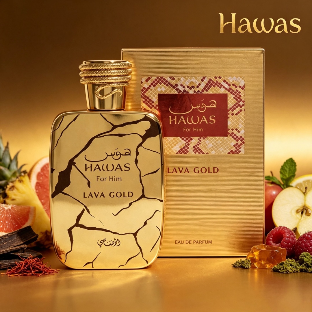 Hawas Lava Gold par Rasasi 100 - Pure Perfume Fragrance avis et prix