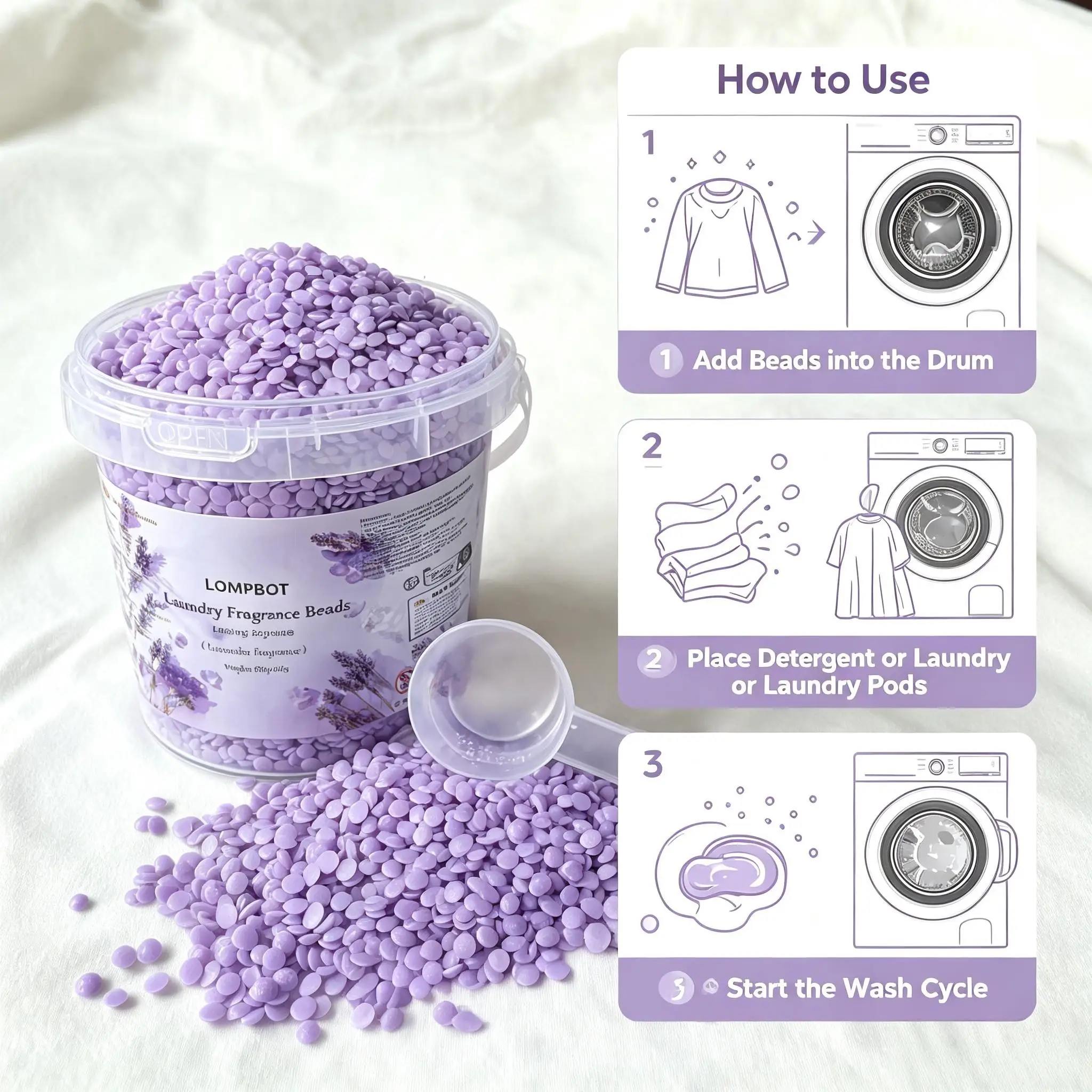 Perles parfumées pour lessive  - Perfume Fragrance Powder avis et prix