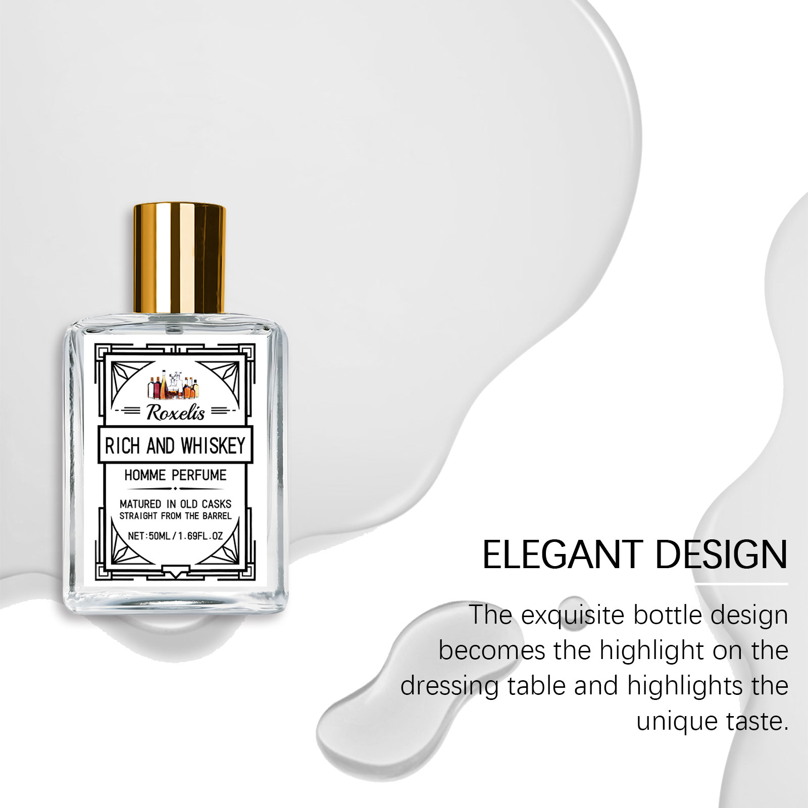 Roxelis 50ml Charm Whisky Parf - Pure Perfume Fragrance avis et prix